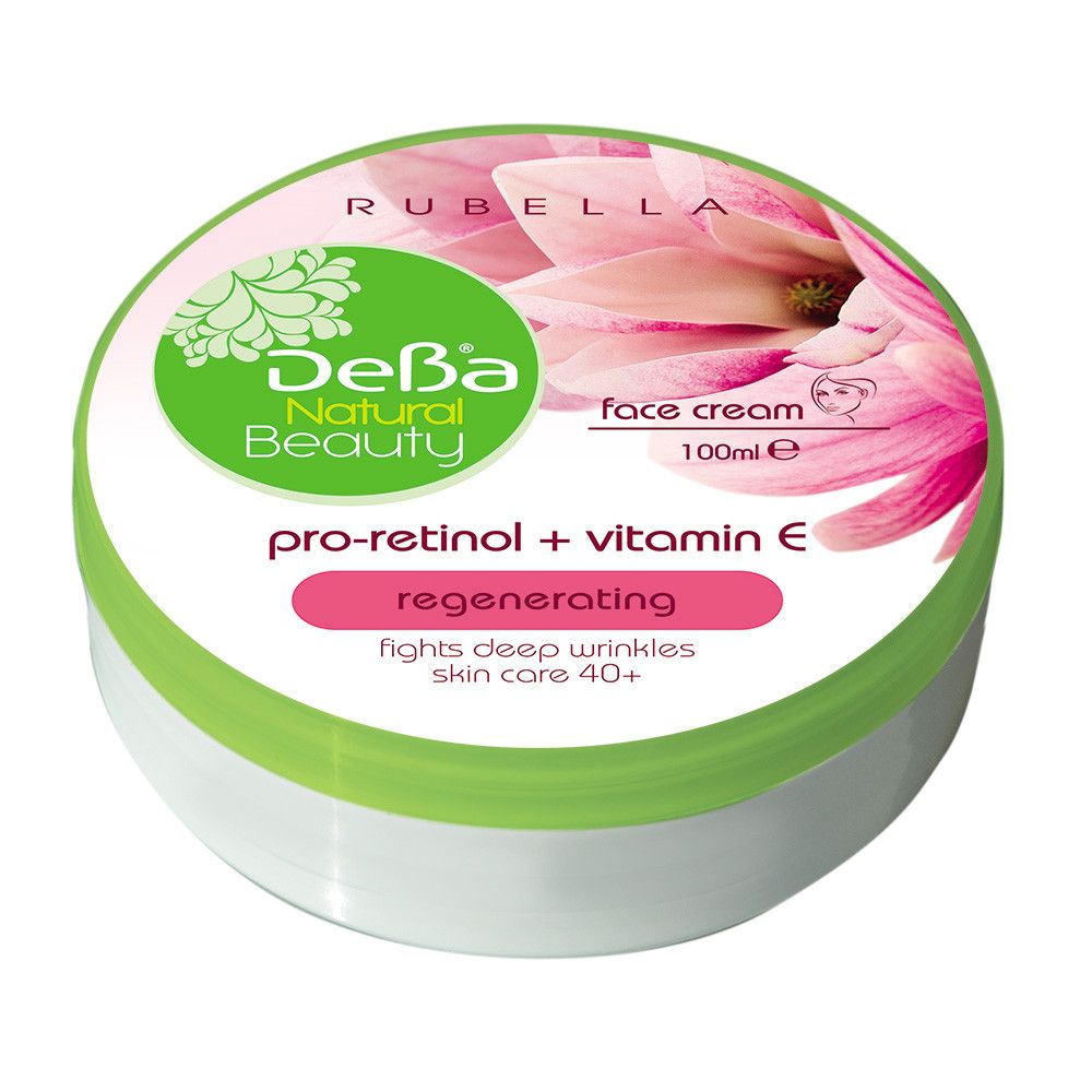 Regenerirajuća krema za lice Natural Beauty s pro-retinolom i vitaminom E 40 Kreme protiv bora i starenja