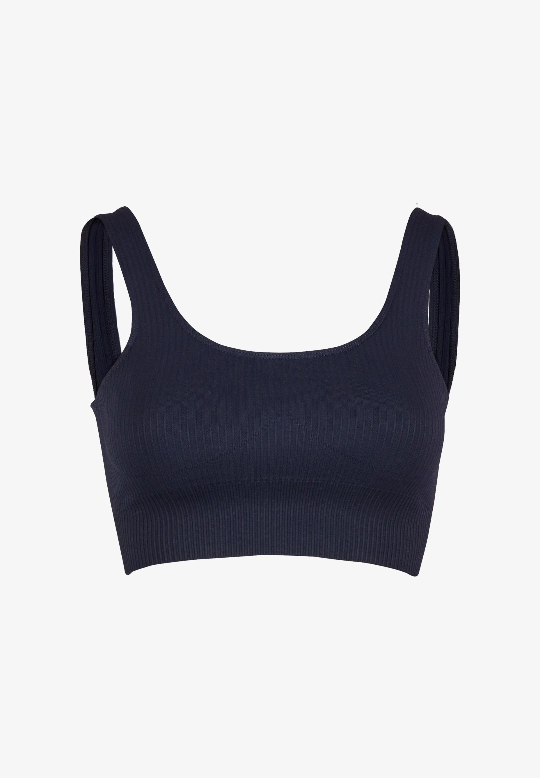aim'n® RIBBED SEAMLESS - Sports-BH med medium støtte - marineblå