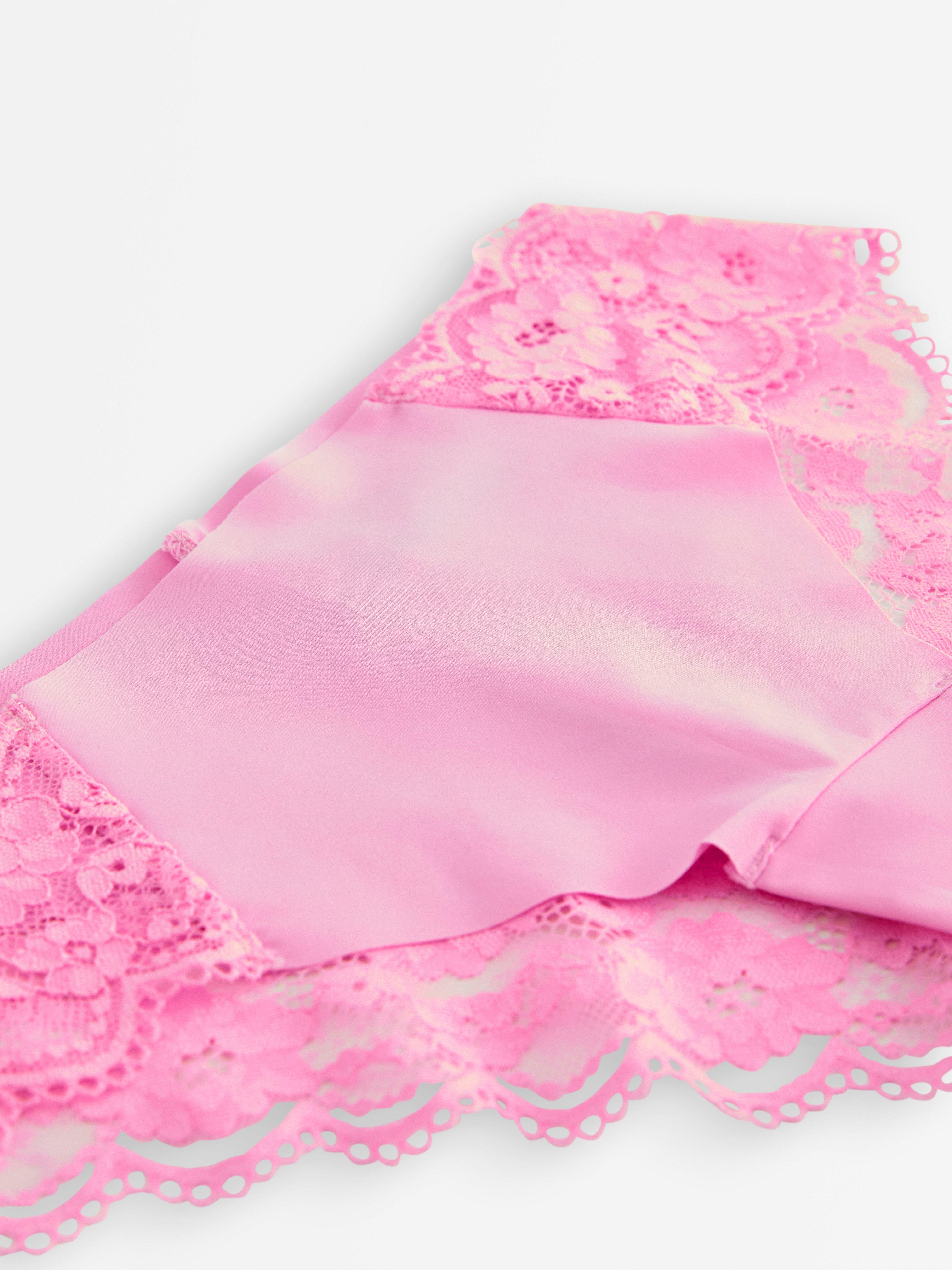 Braziliantrosor med normalhög midja Light Pink
