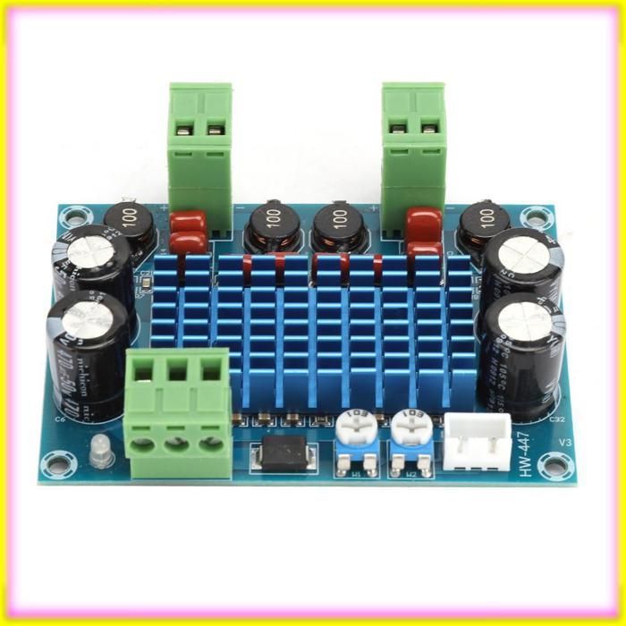Placa amplificadora digital profesional Keenso de 120 W con materiales de alta calidad para sonido de proyectores.