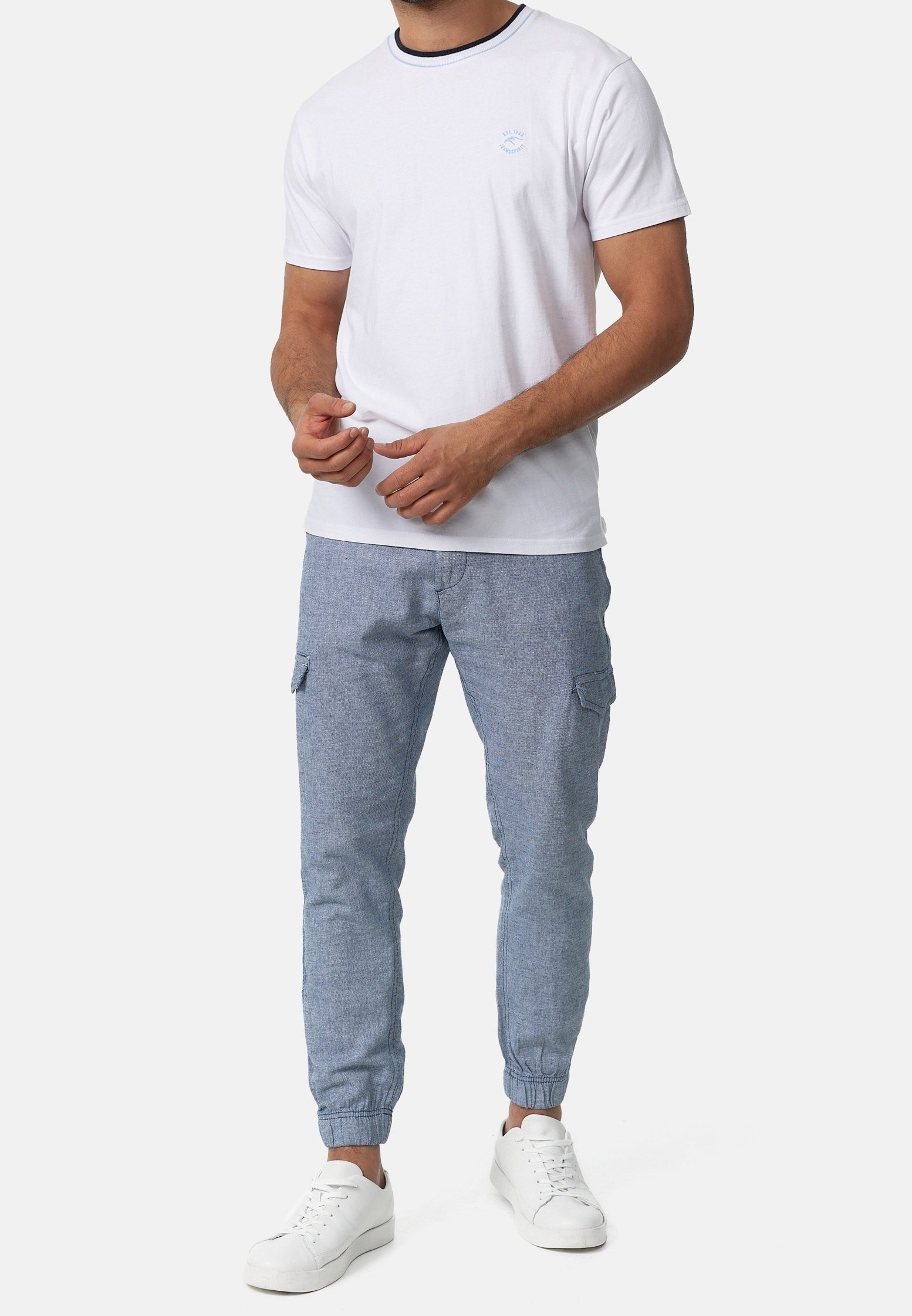 INDICODE JEANS Pantaloni cargo - blu