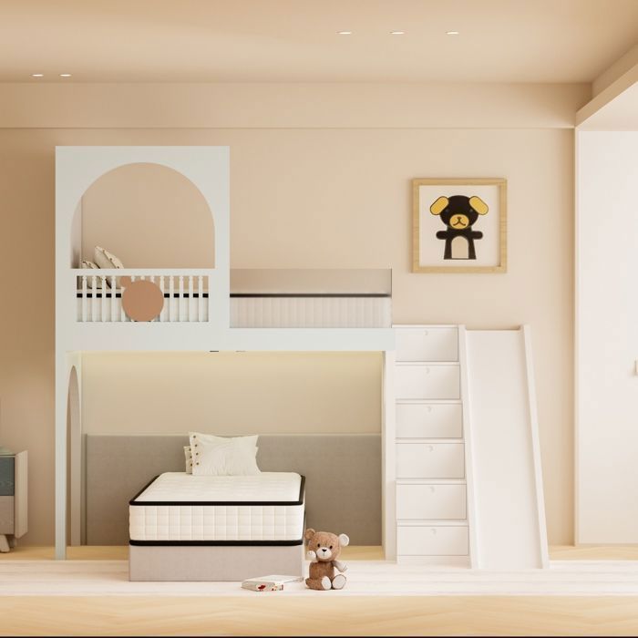Set of 2 Foam Mattresses 90x190cm, 16cm Thick - DEWINNER® - Double-Sided Available, Memory Foam