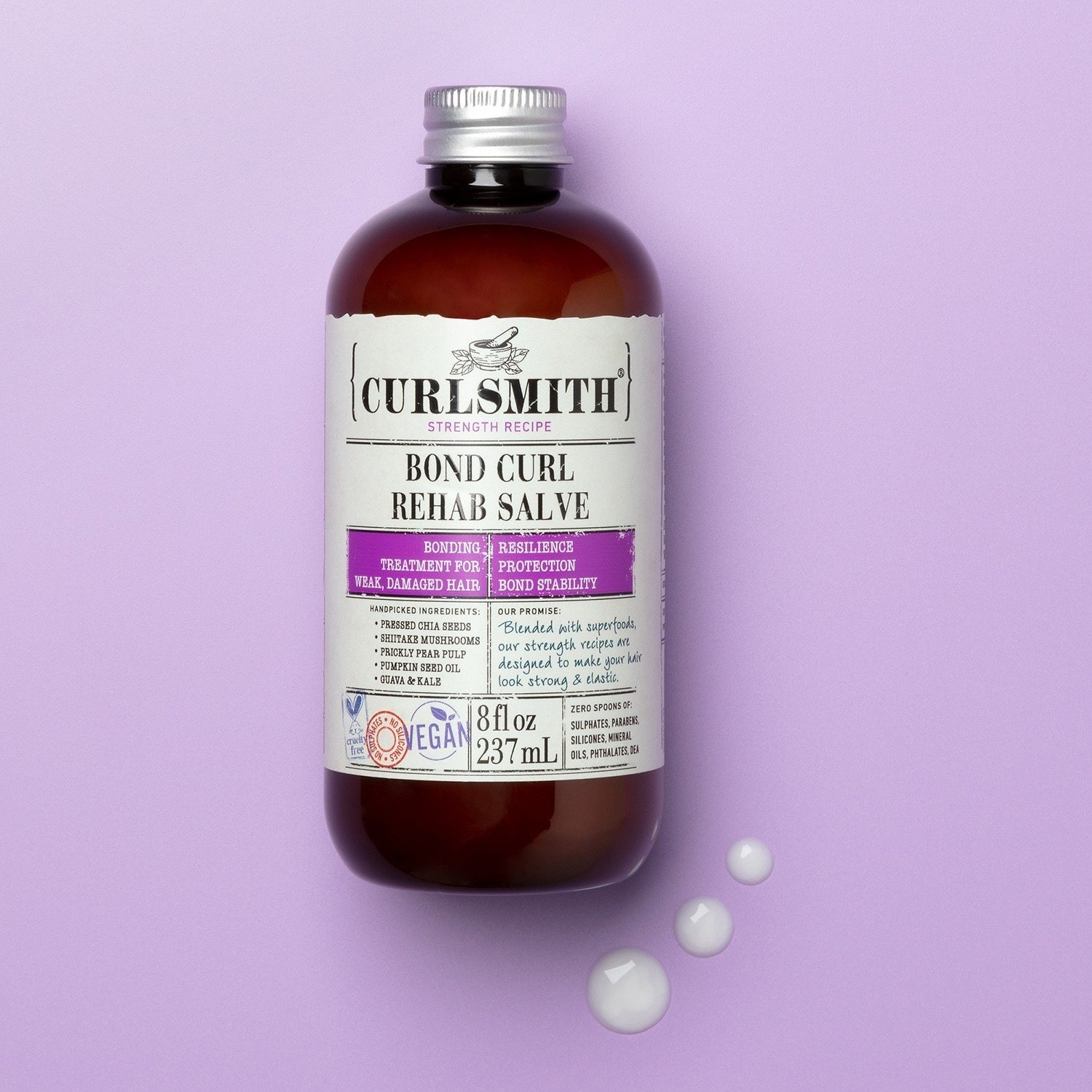 Curlsmith mast za njegu kose Bond Rehab - 59 ml