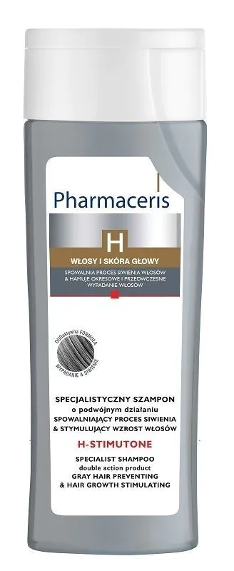 Pharmaceris H Stimutone Szampon spowalniający proces siwienia i stymulujący wzrost włosów