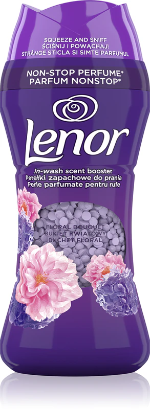 Pérolas perfumadas para detergente de roupa Lenor Floral Bouquet