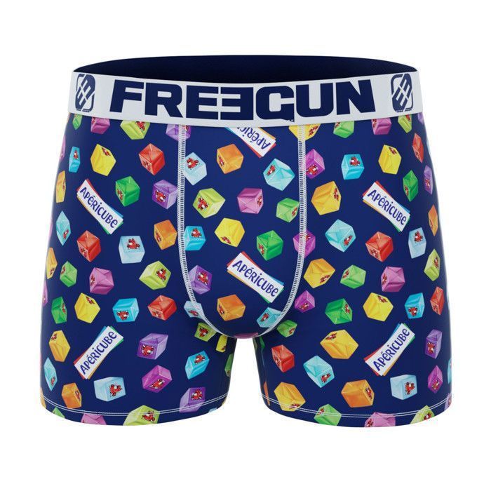 Freegun Men's Boxer Shorts LA VACHE QUI RIT, Men's Underwear - Black (Pack of 5)