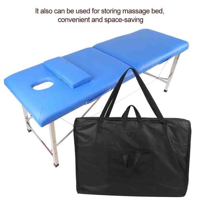 Sac de table de massage, portable multifonctionnel, pratique, facile à utiliser, facile à utiliser, sac de transport pour lit de