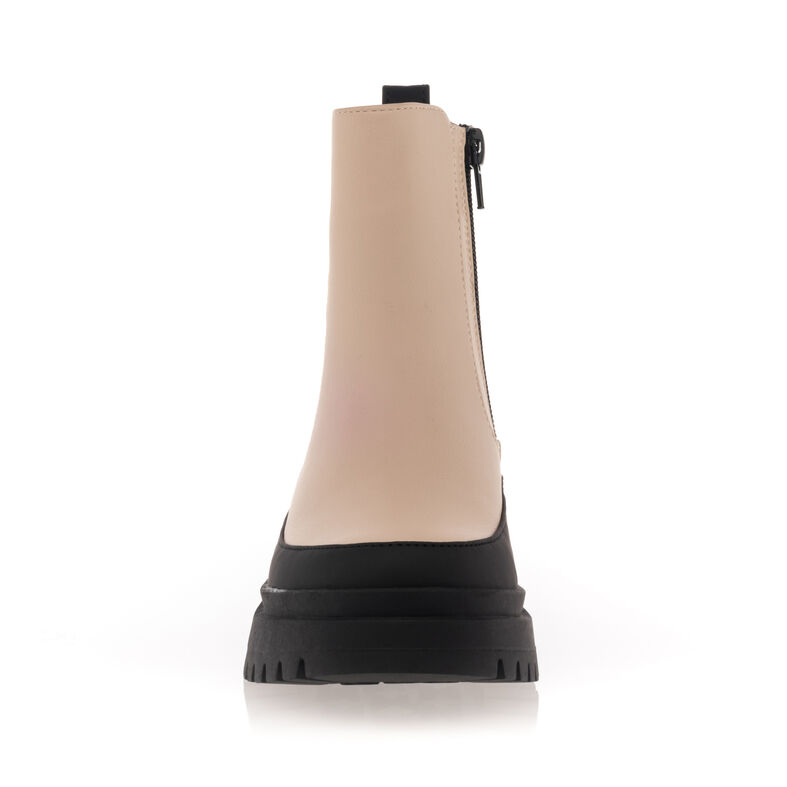 Beige meisjeslaarzen/enkellaarsjes