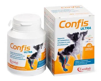 CANDIOLI Confis Ultra Suporte para o metabolismo articular em cães 40 comprimidos