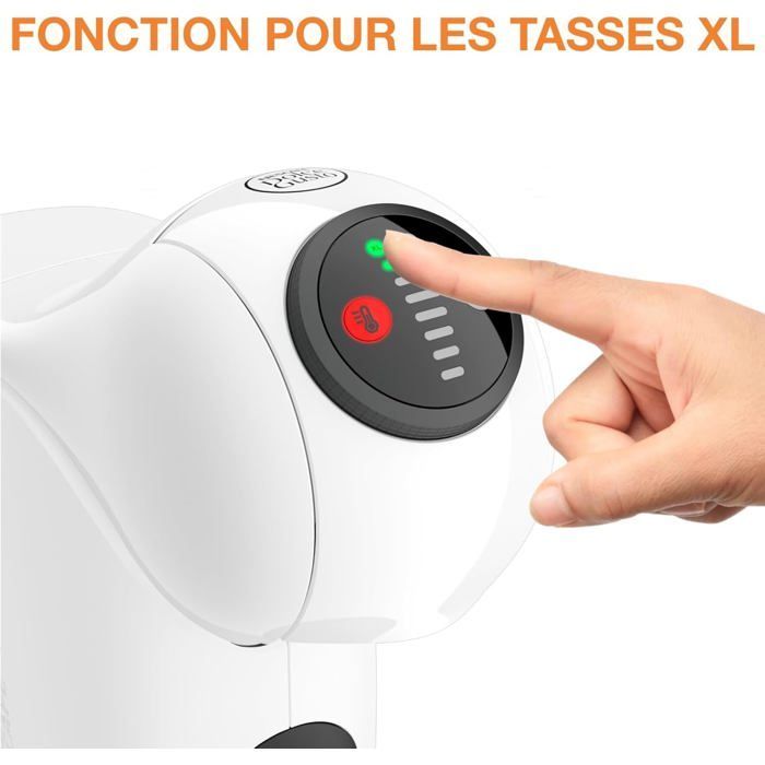KRUPS Nescafé Dolce Gusto, multi-beverage coffee machine, compact, XL function, Genio S KP243110