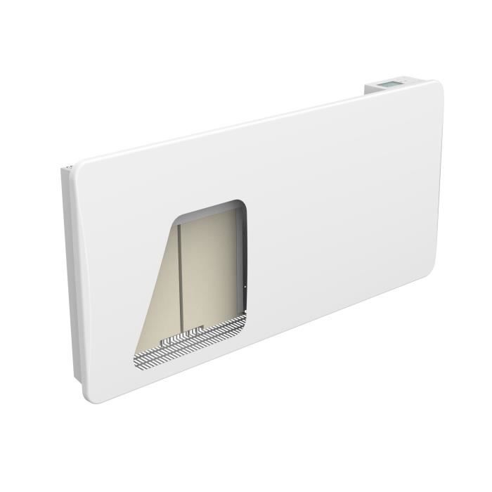 Radiatore elettrico a inerzia - 2000W - WARM TECH - Ceramica - 230V - Fino a 80m³ - Bianco