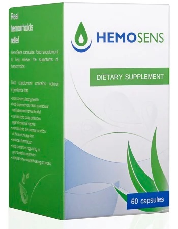 Hemosens, complément alimentaire, 60 gélules