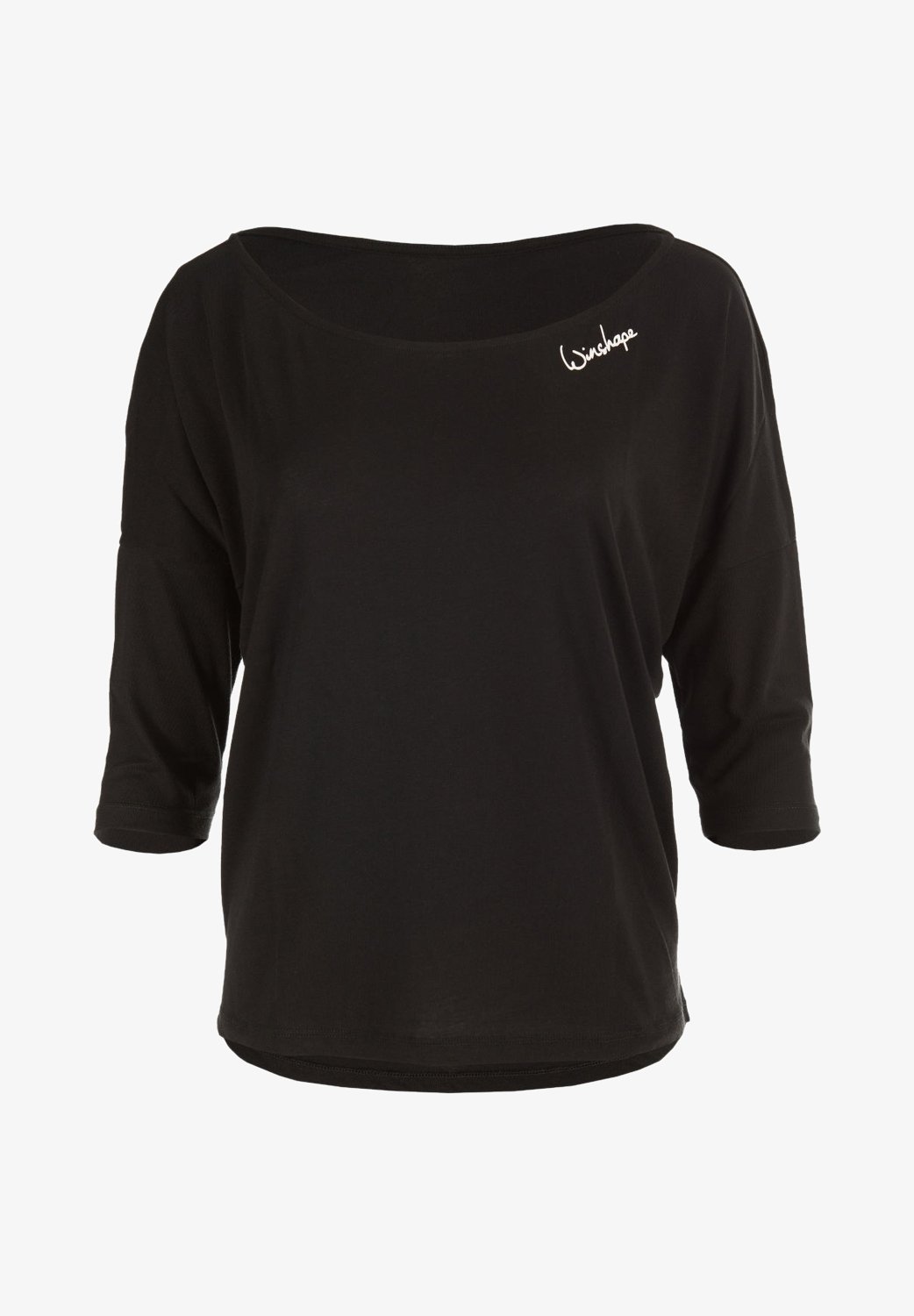 Winshape 3/4 ARM - Sport T-shirt - zwart