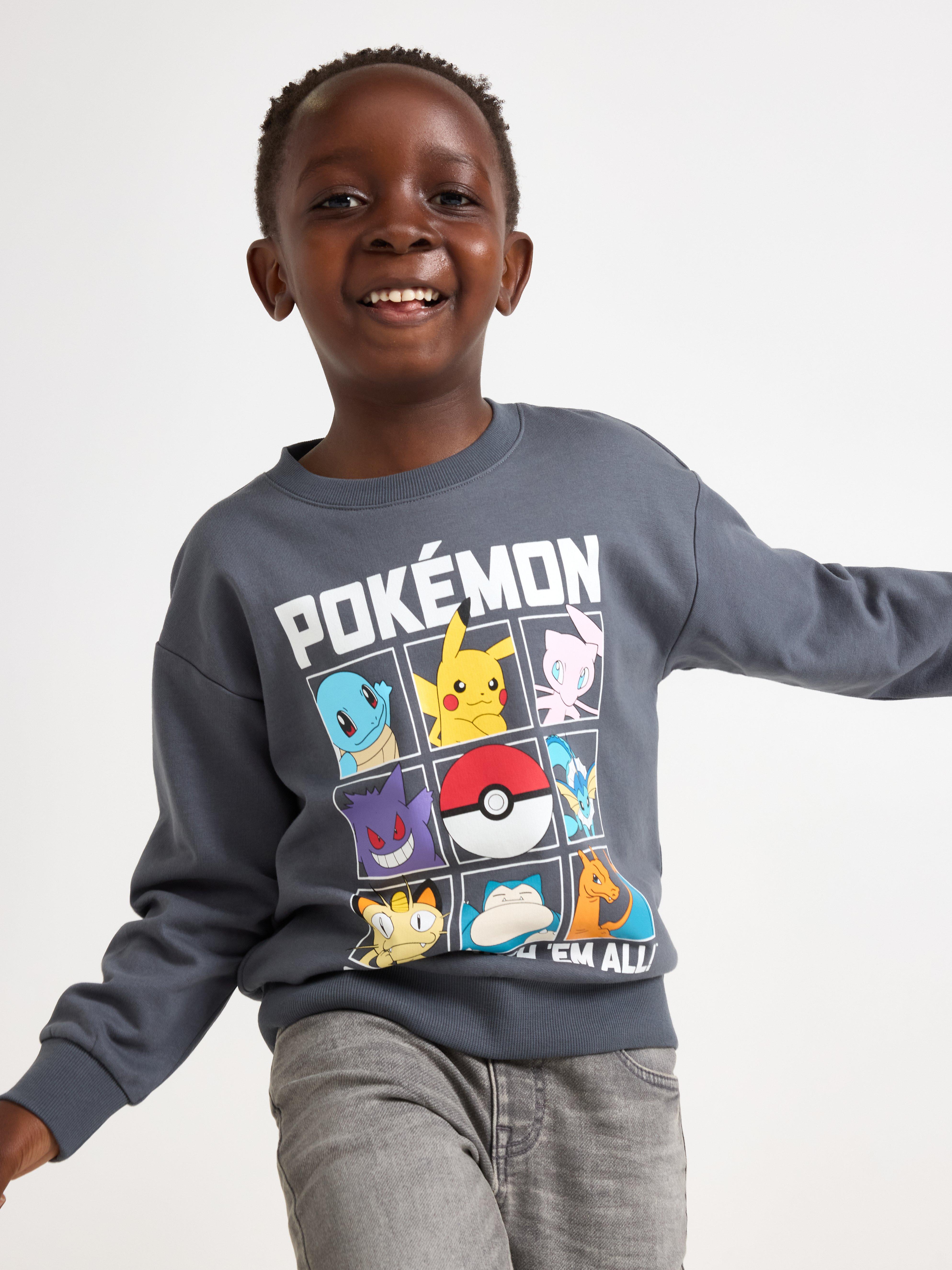 Sudadera Pokémon gris oscuro