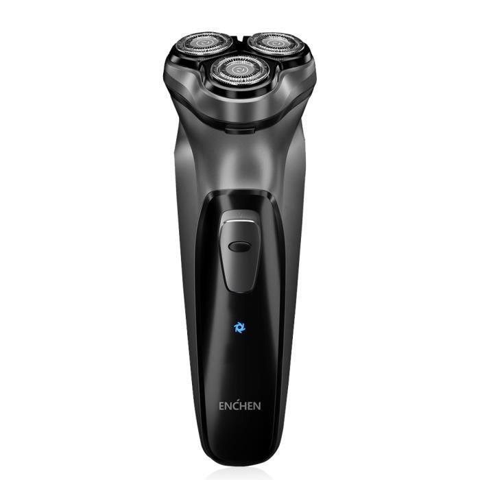 Rasoir Électrique 3D Xiaomi Enchen BlackStone - Rechargeable USB - Faible Bruit - Tondeuse Barbe pour Hommes