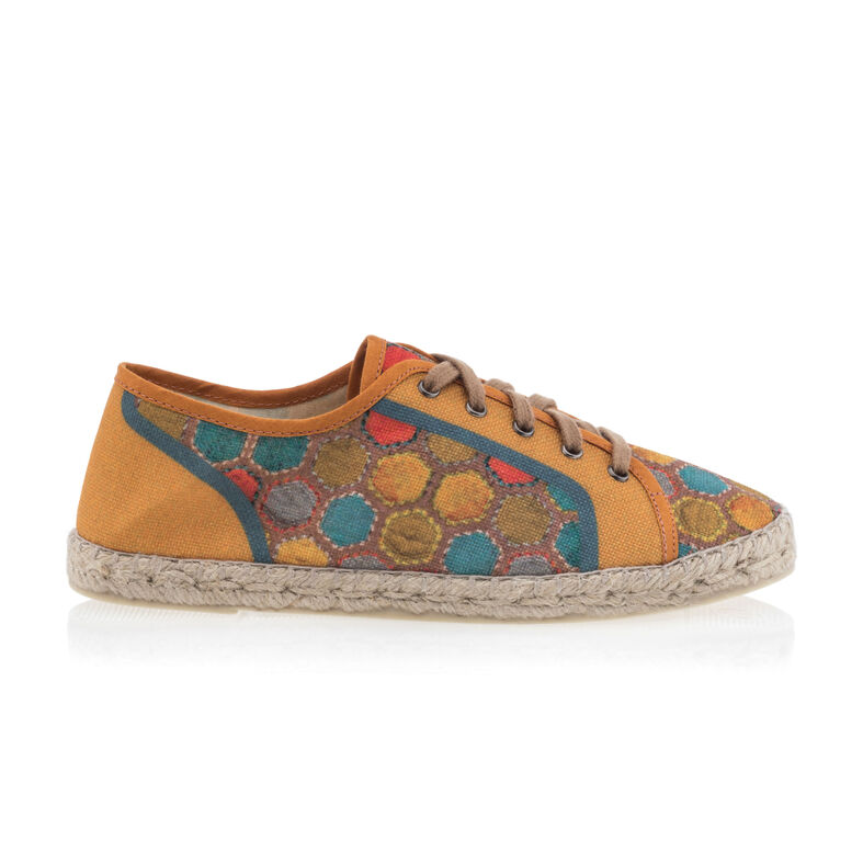 Gule espadriller/tausåler til dame