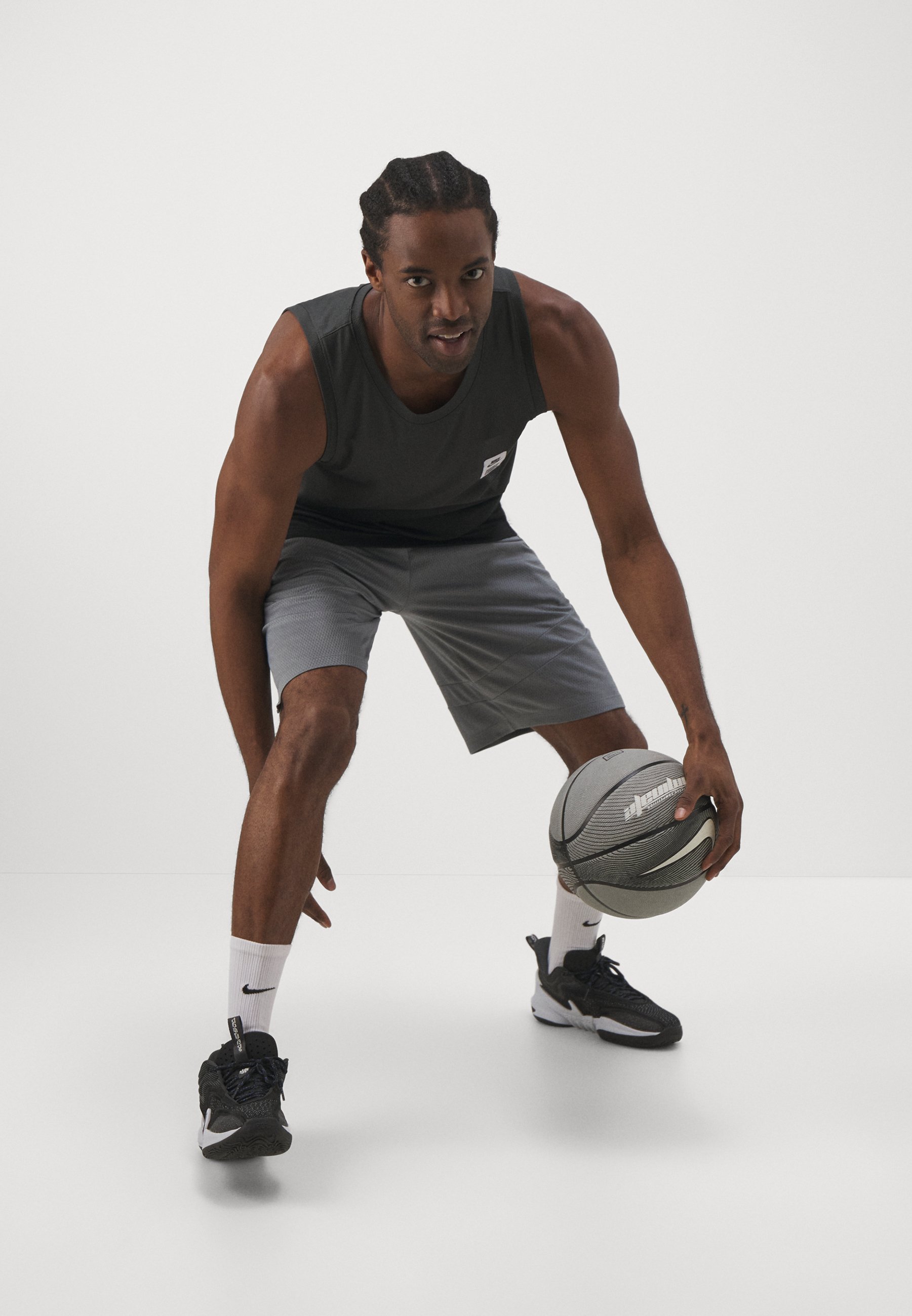 Nike Performance ICON 11IN SHORT - Sportsshorts - black/white/white/white/white