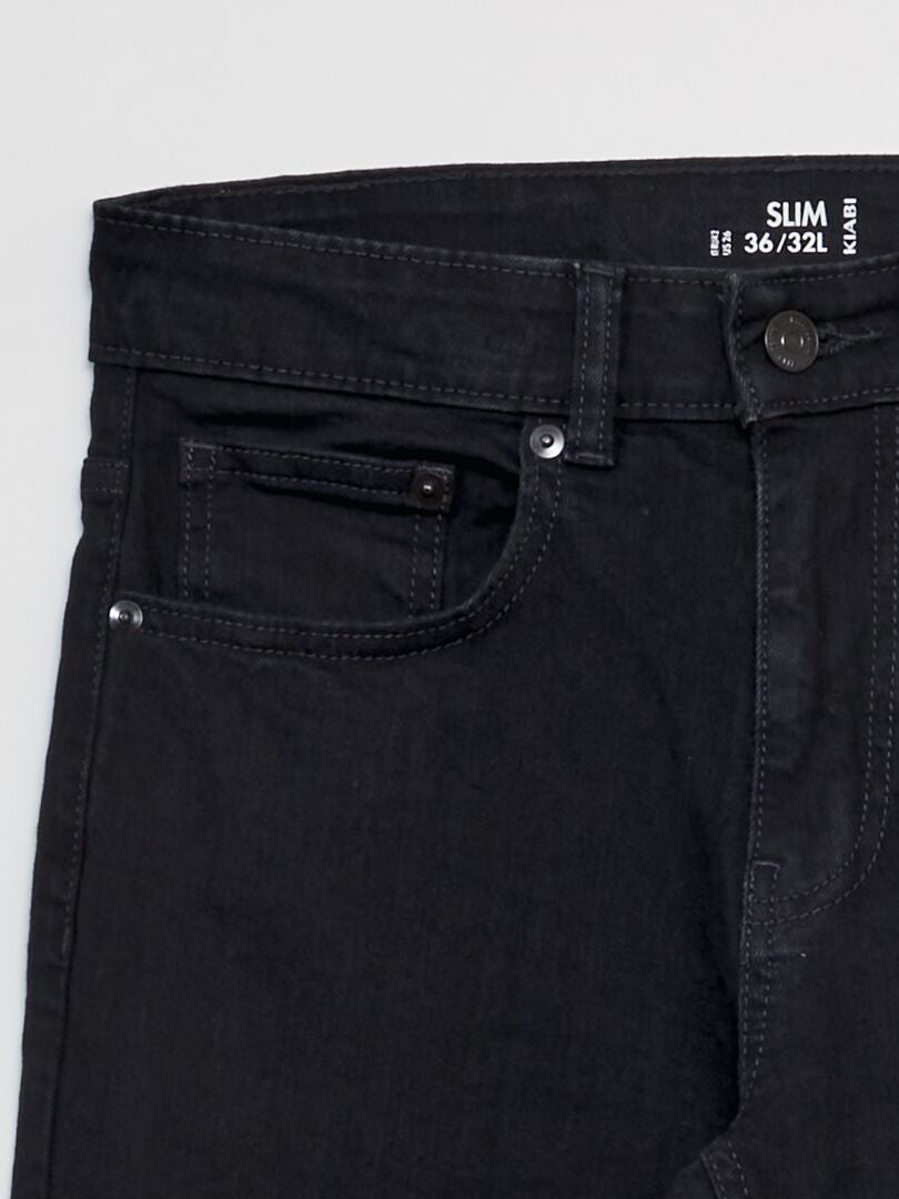 Slim jeans - L32 - ZWART