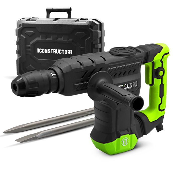 1300W Jackhammer - 18 J - 3900 blows/minute - Constructor