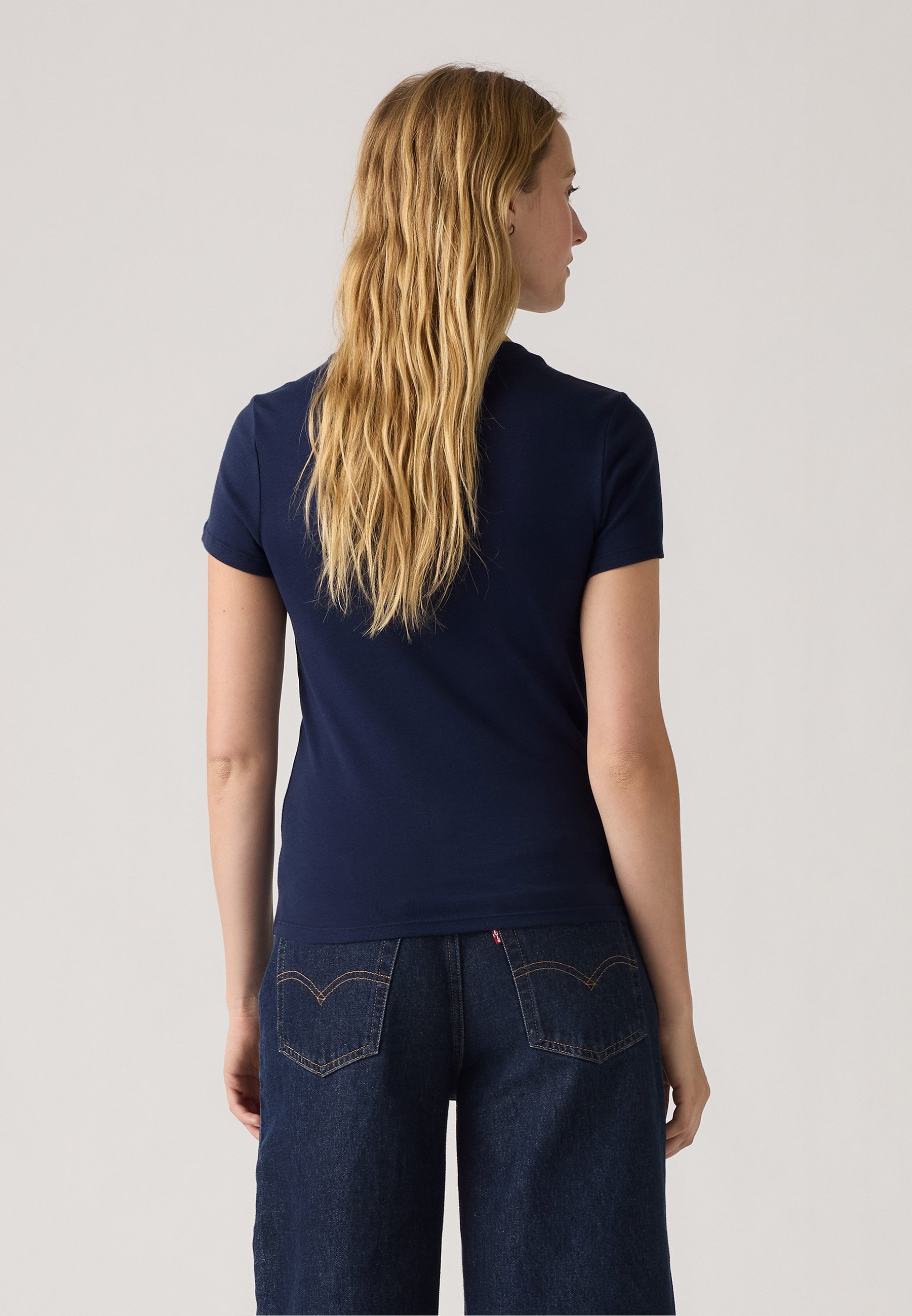 Levi's® ESSENTIAL TEE 3 PACK - Camiseta básica - antracite/branca/azul-marinho