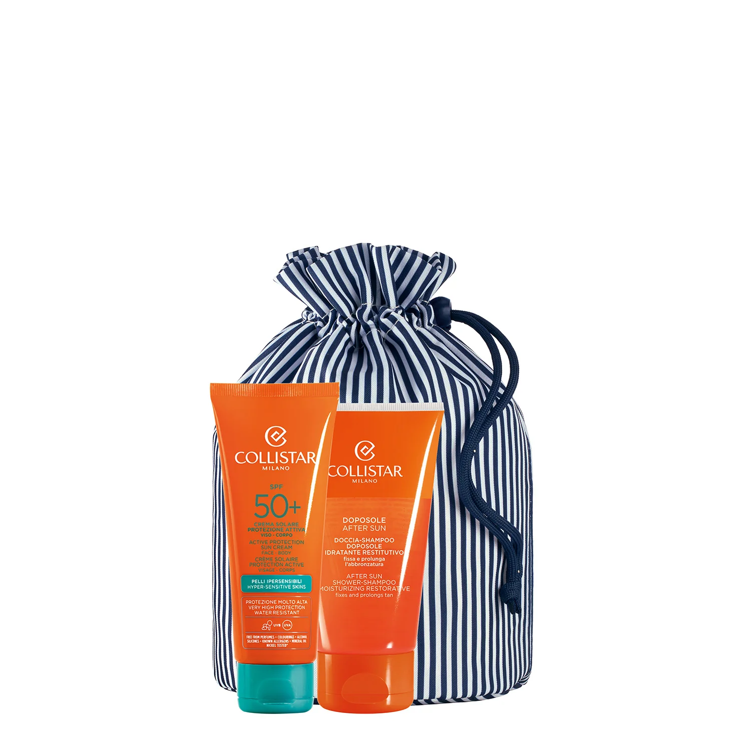 Abbronzatura Cofanetto Crema Solare Protezione Attiva Pelli Ipersensibili SPF50+ - Cofanetto Solare, Coffret Solare, Crema solare corpo alta prot.
