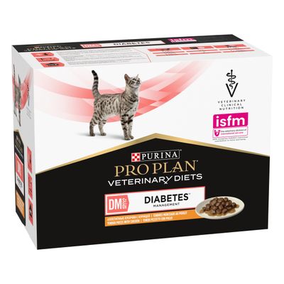 PURINA PRO PLAN Veterinärdiäten Katzen-DM Diabetes-Management - Huhn