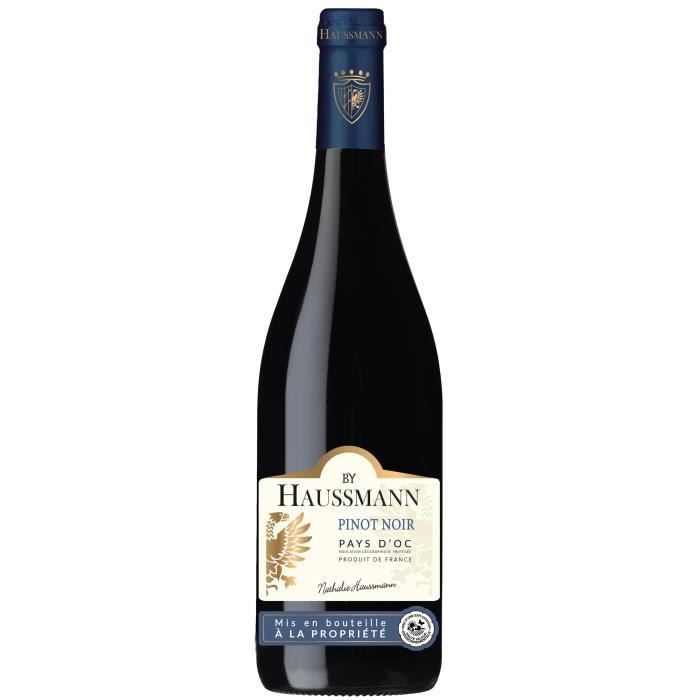 Vino tinto Pinot Noir Pays d'Oc de Haussmann, Languedoc, 2024