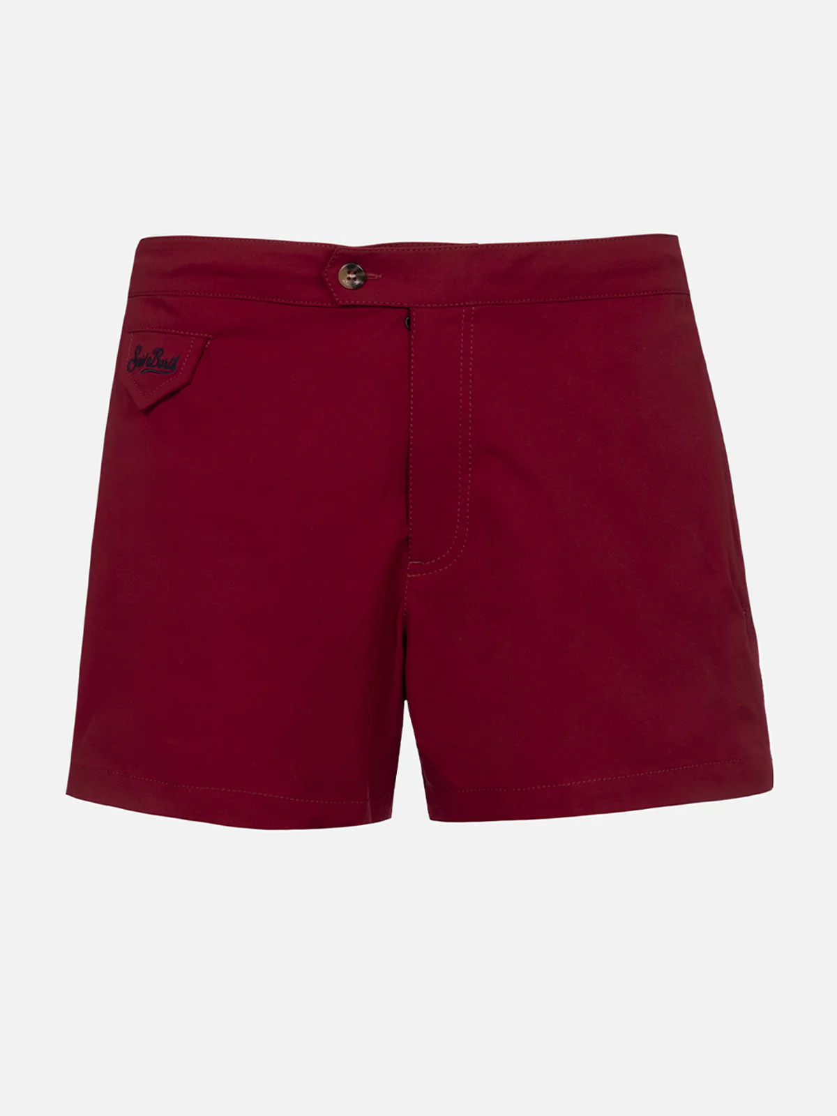 Harry's Slim Fit bordeauxrode zwembroek voor heren