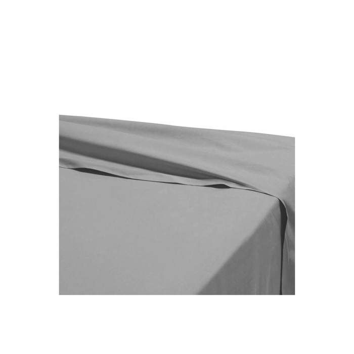 Sábana plana - 180 x 290 cm - 100 % algodón - 57 hilos/cm² - Francia - Fucsia