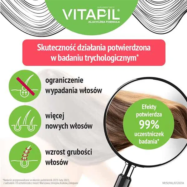 Vitapil Biotyna + Bambus, Tabletki