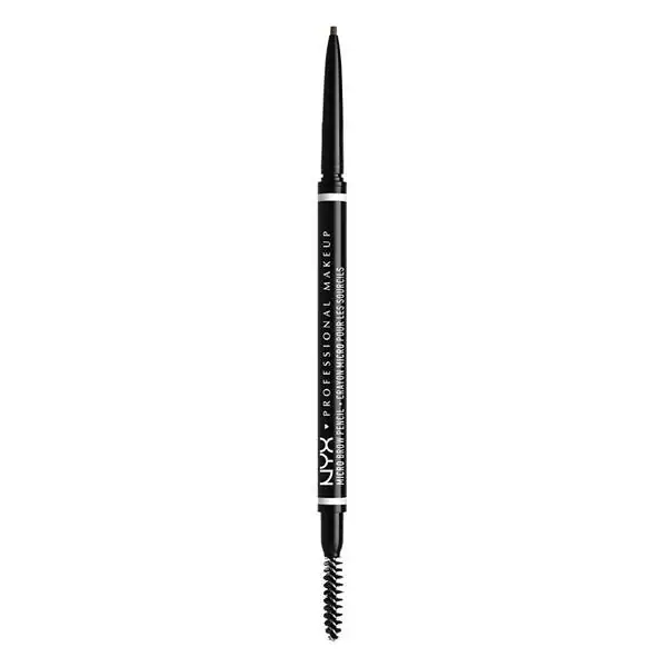 Lápiz de cejas Micro Brow Pencil de NYX Professional Makeup, color castaño.