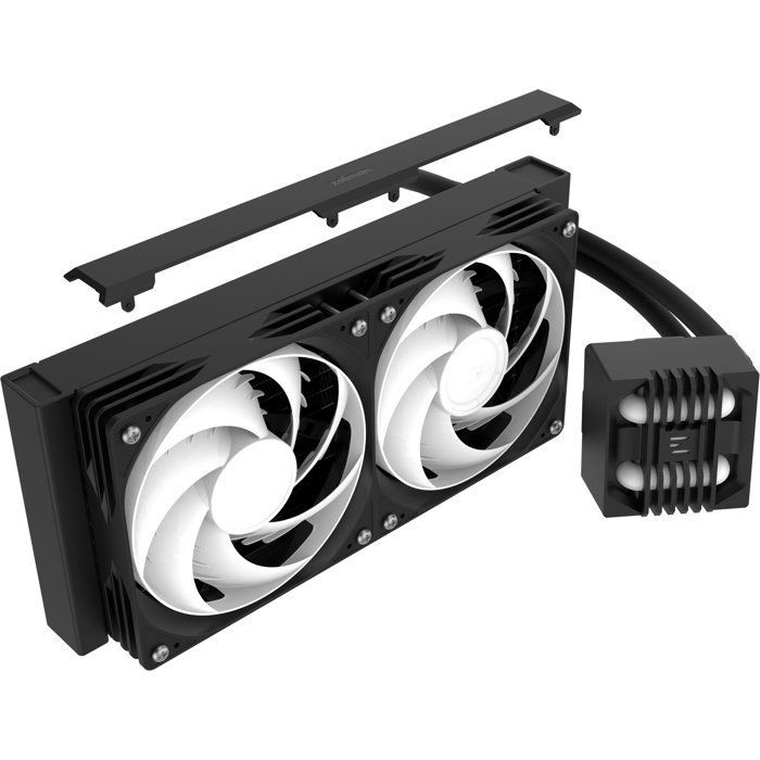 ZALMAN Alpha2 SE A24 - ZM-ALPHA2SEA24BK - Vannkjøling AIO - 2x 120 mm ARGB-vifter - Svart