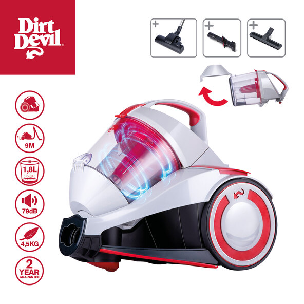 Κυκλωνική ηλεκτρική σκούπα DD2502, 700W