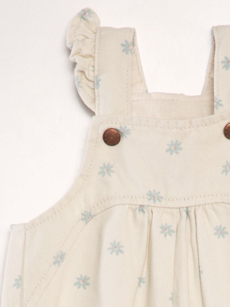 Spijkeroveralls - WIT