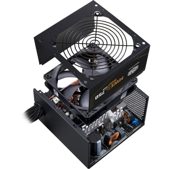 COOLER MASTER - MWE 750W V3 ATX 3.1 - Fonte de alimentação para PC - 750 W