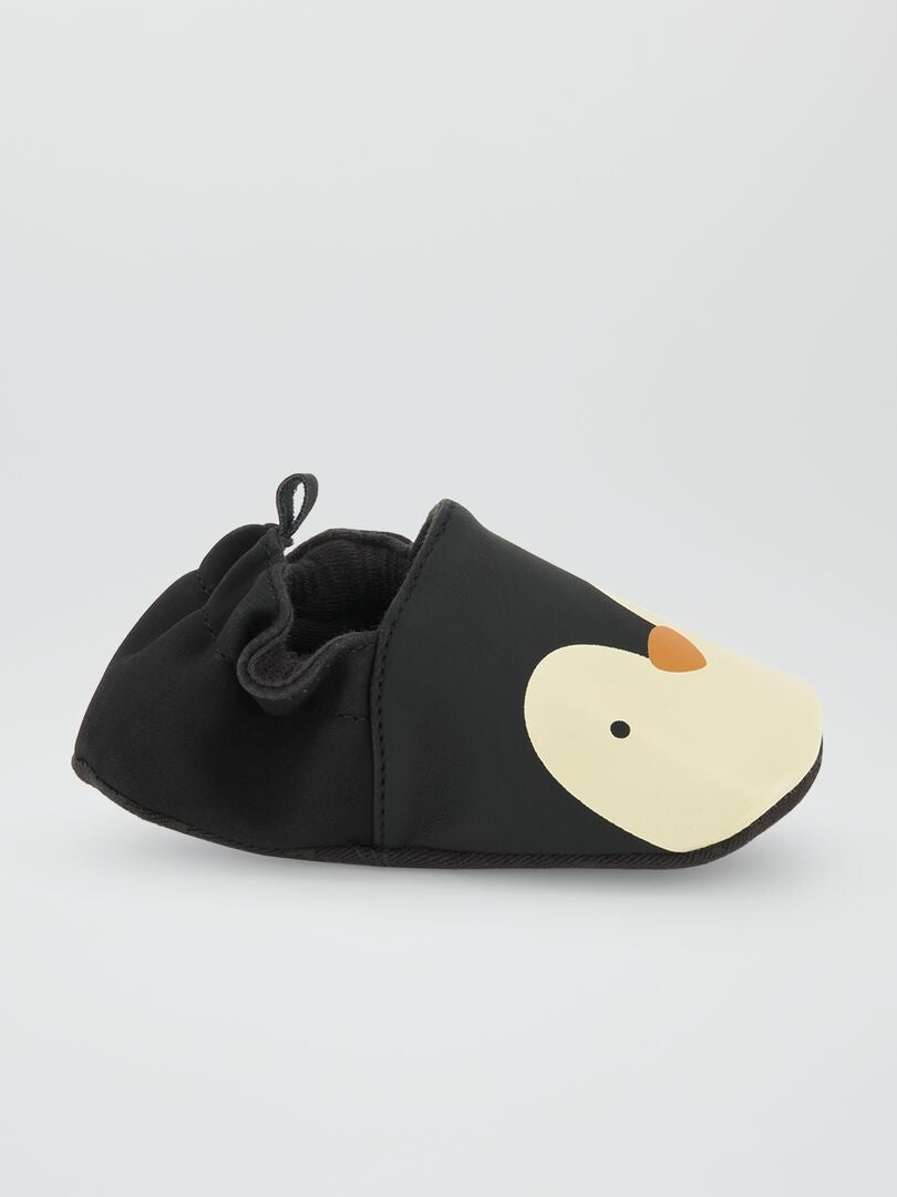 Gesloten slippers - GRIJS