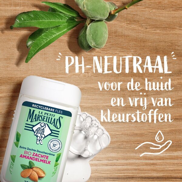 Le Petit Marseillais īpaši maigs mandeļu piena dušas krēms<br>250 ml
