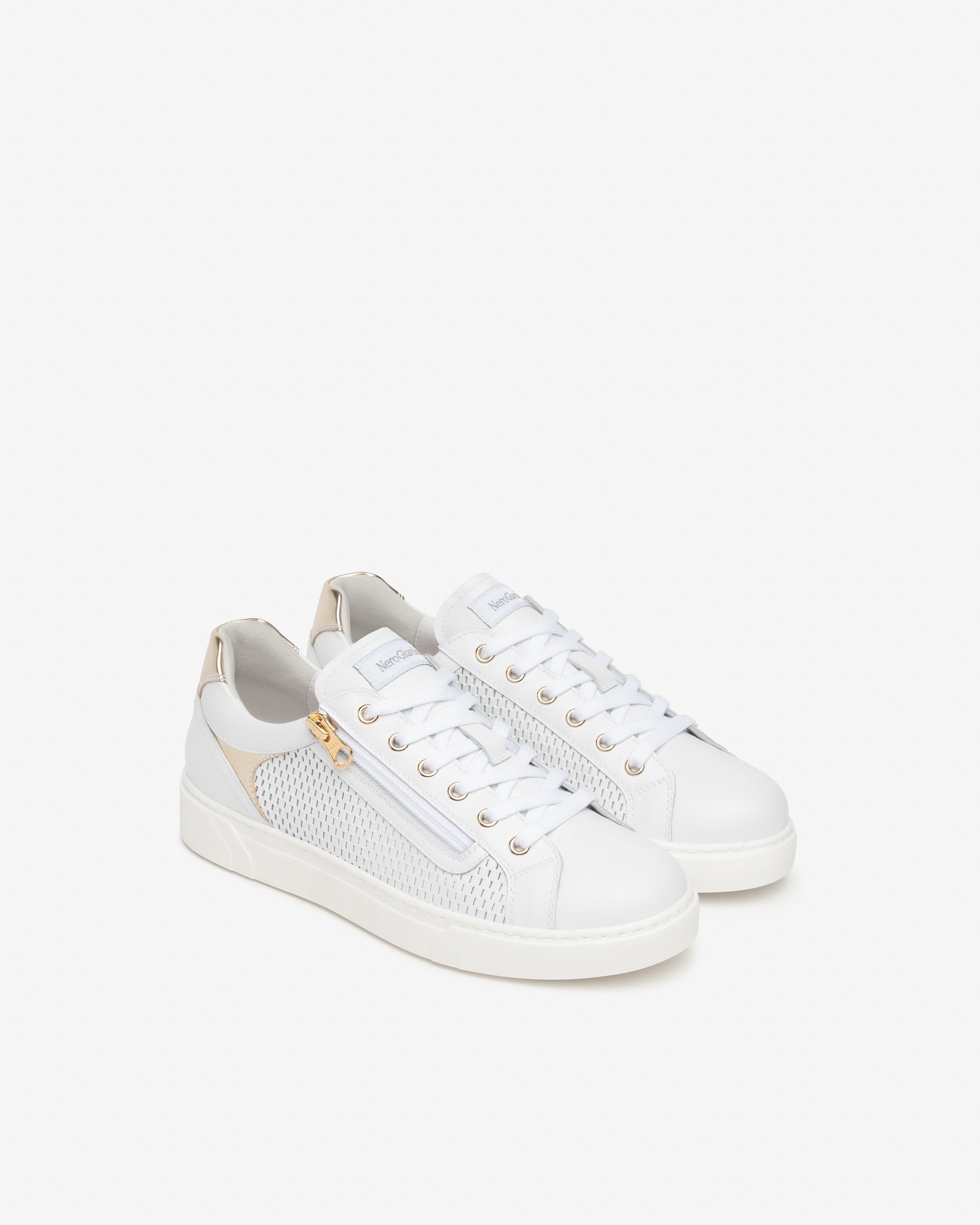  Damen-Sneaker aus Leder und Funktionsmaterial