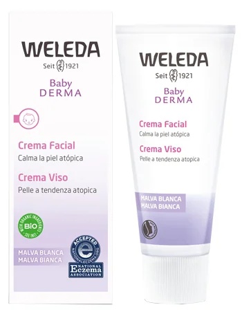 WELEDA Weleda Baby Derma White Mallow crème visage apaisante et adoucissante 50 ml