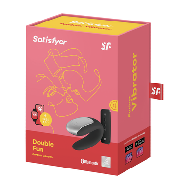 Vibrátor Satisfyer Double Fun pre páry 1 kus 1 kus