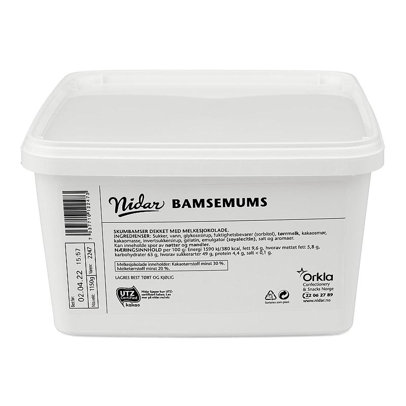 Nidar Bamsemum verliert 1,15 kg