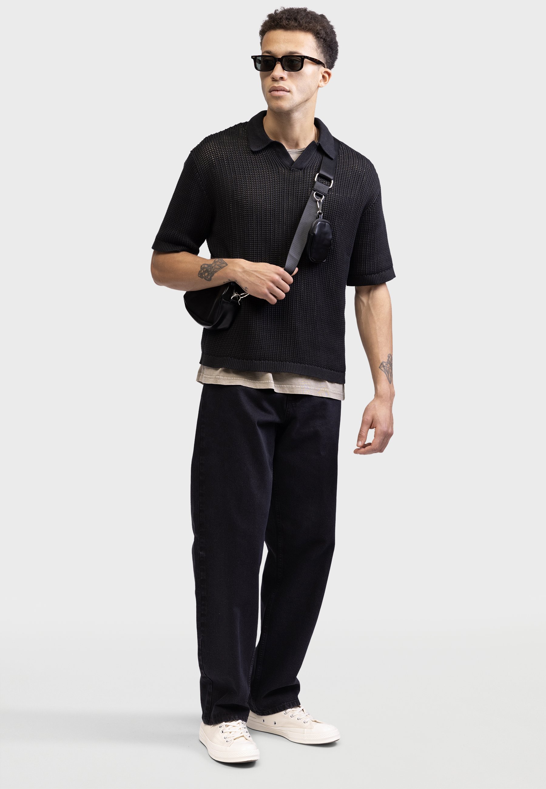 Jean Rebel HAMILTON LOOSE FIT redéfini - Jean ample - noir huile