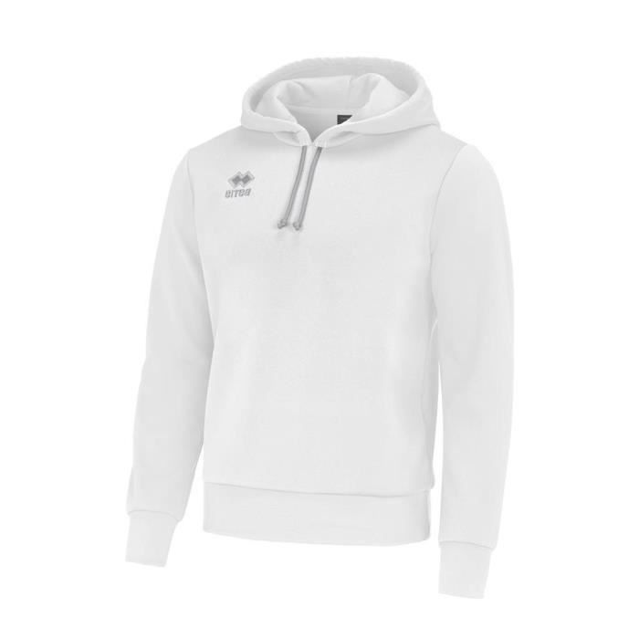 Sweat à capuche junior Errea Jonas - Blanc - Multisport - Enfant - Garçon - 100% Polyester