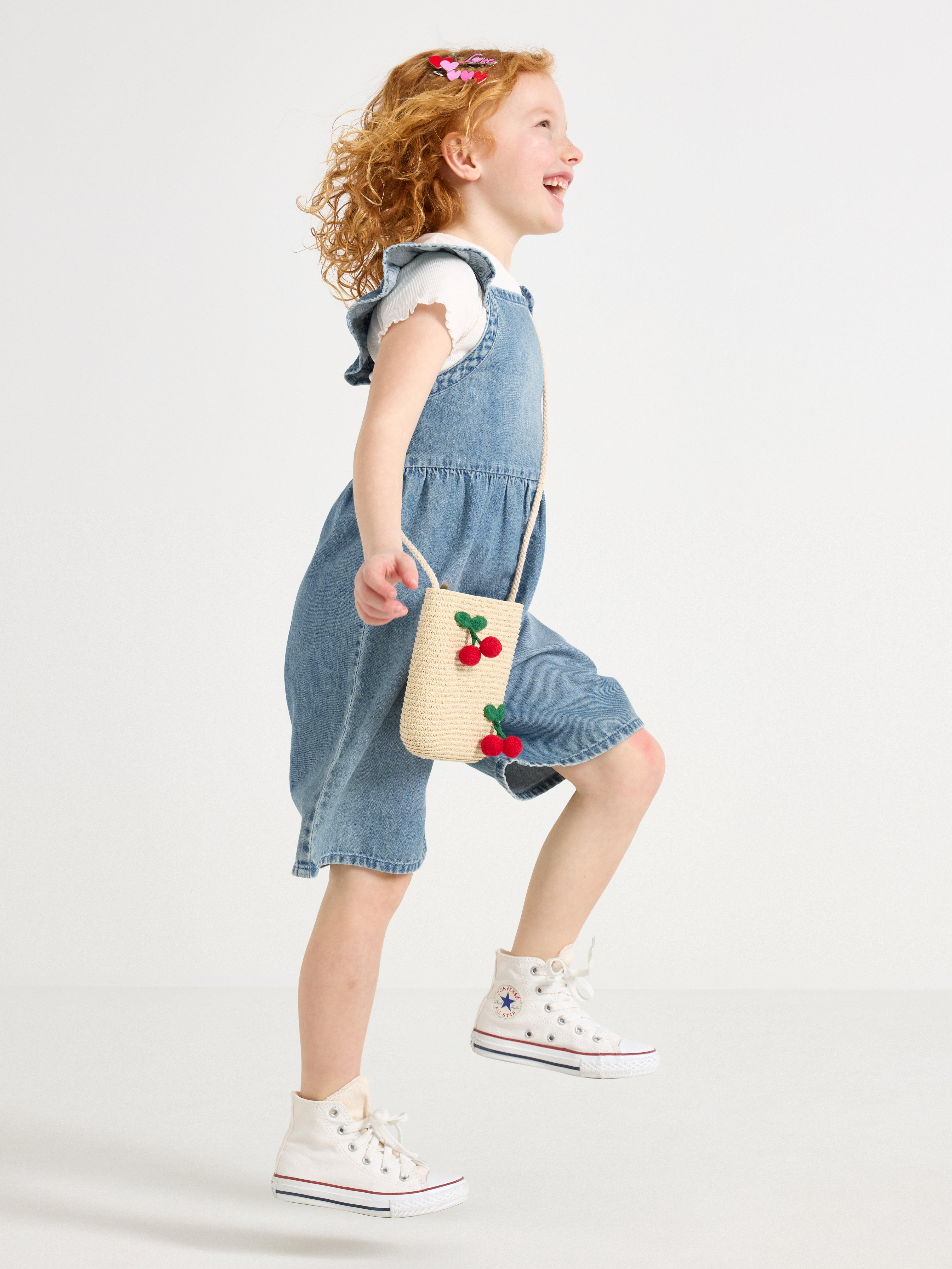 Macacão jeans azul