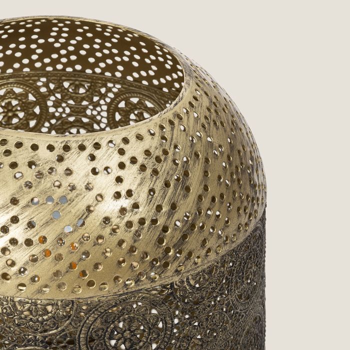 Lampe à Poser Métal Aerba Doré