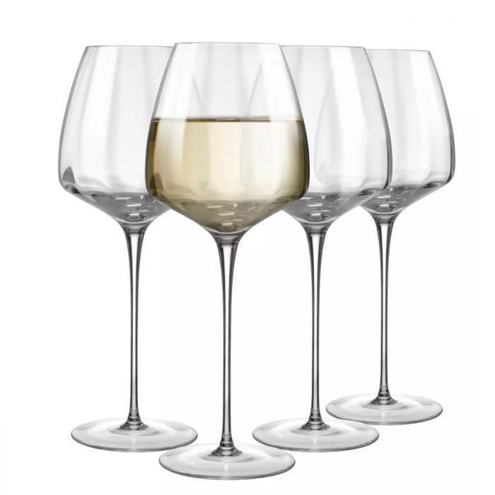 Set di 4 bicchieri da vino bianco KROSNO Celebration, 610 ml, realizzati a mano.