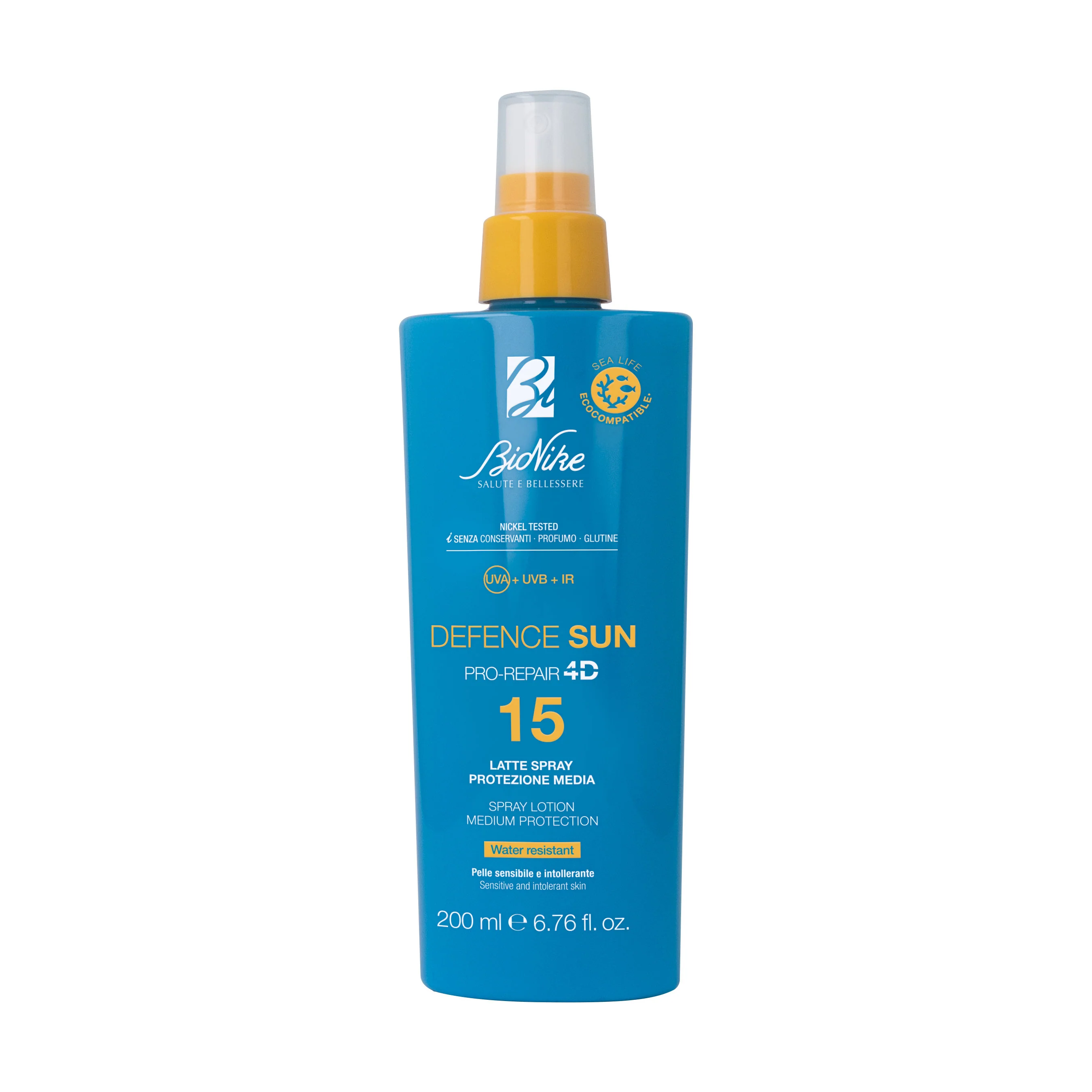 Defence Sun Latte Spray SPF15 - Latte solare corpo media prot.