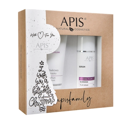 Apis Kakadu Plum zestaw kosmetyków do pielęgnacji twarzy maska 200 ml   serum 100 ml
