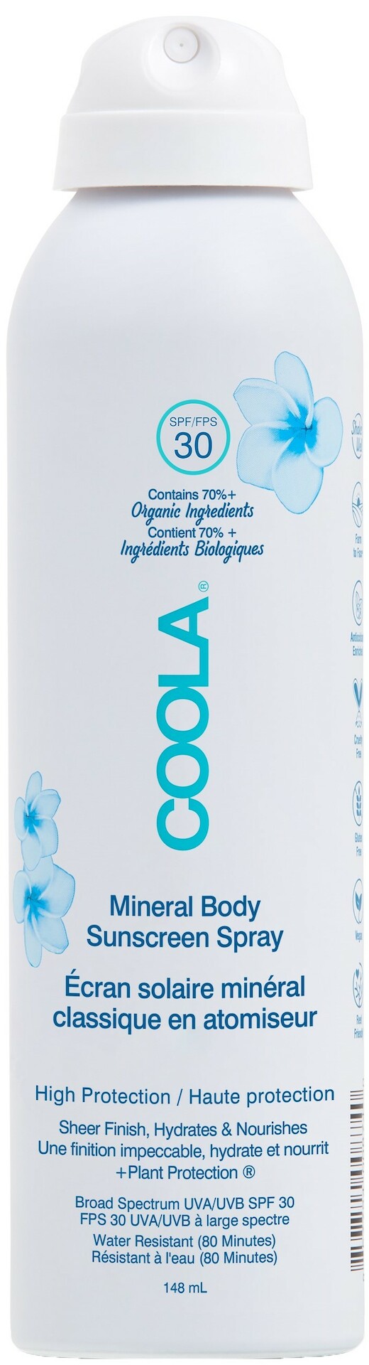 Mineralni sprej za tijelo bez mirisa SPF30 148 ml - COOLA