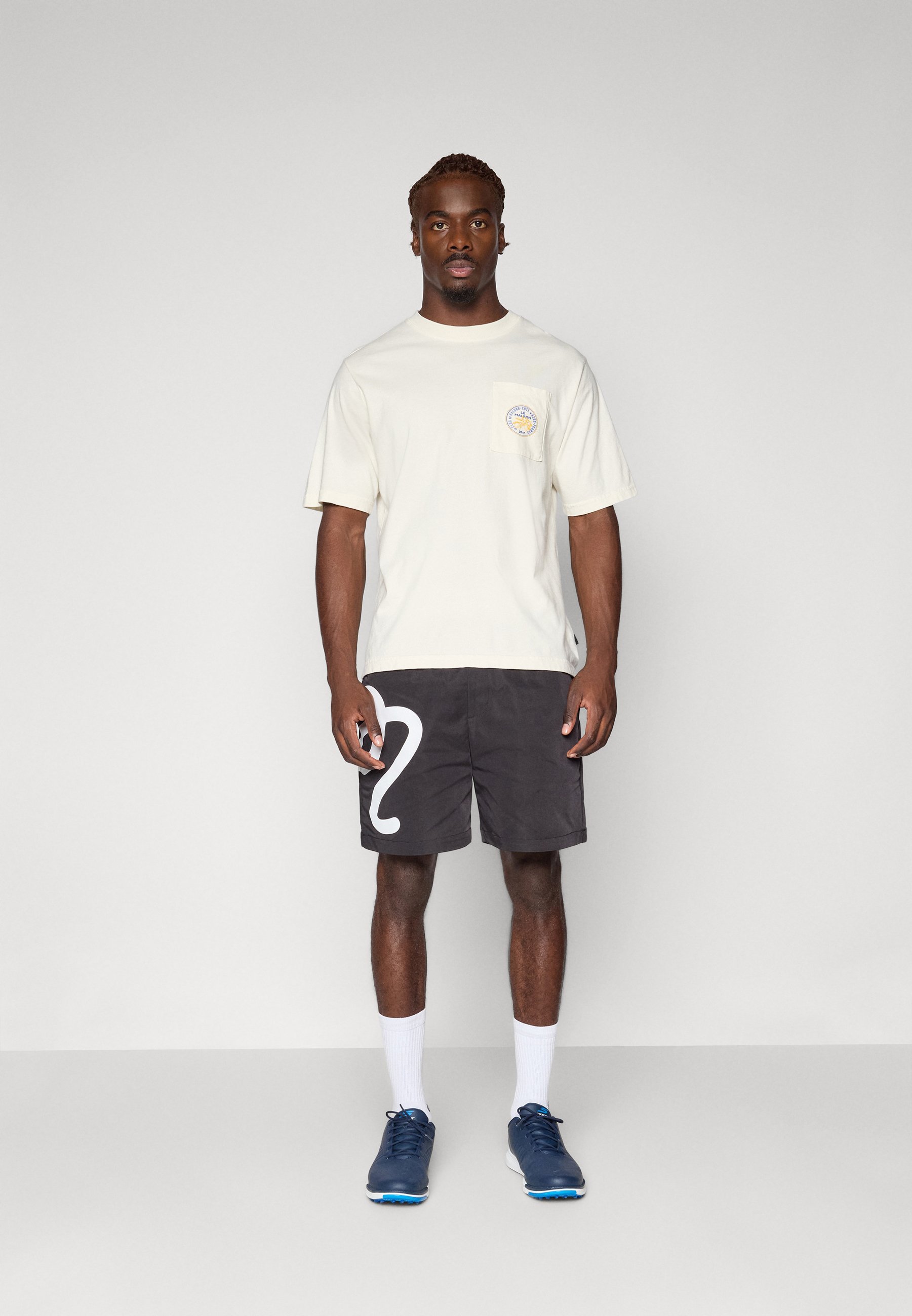 T-shirt imprimé Malbon CITRON POCKET - ivoire